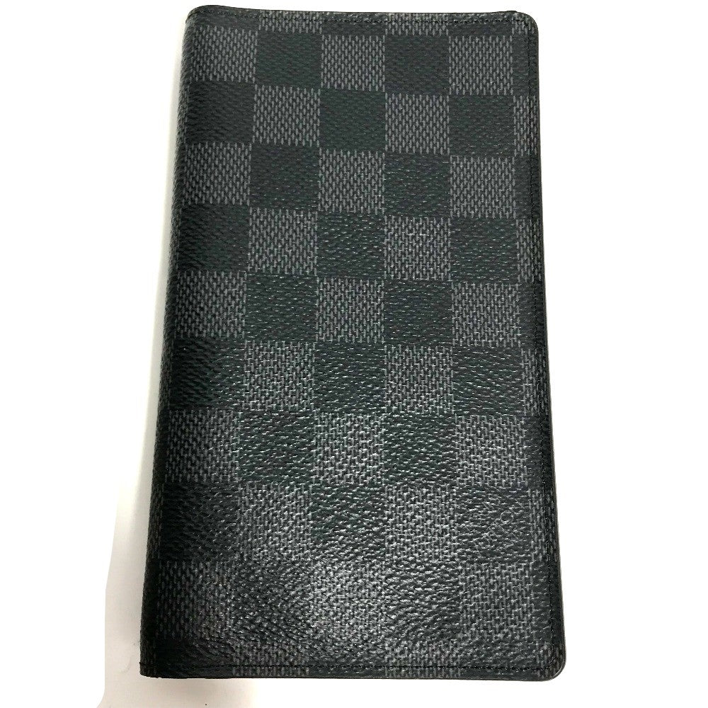 LOUIS VUITTON Notebook cover R20975 Damier Grafitto Canvas black Damier Grafitte Agenda Poch mens