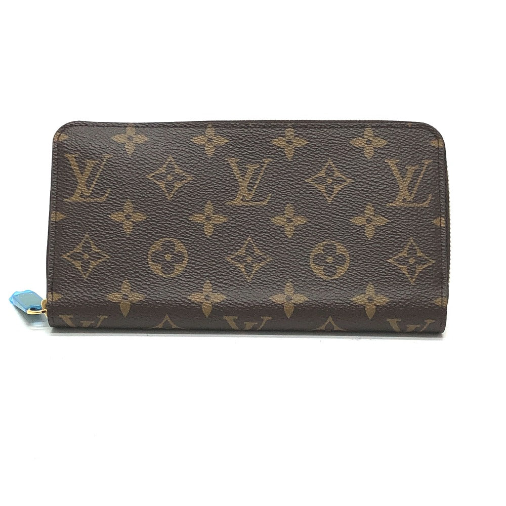 LOUIS VUITTON Long Wallet Purse M42616 Monogram canvas Brown Monogram Zippy wallet Women