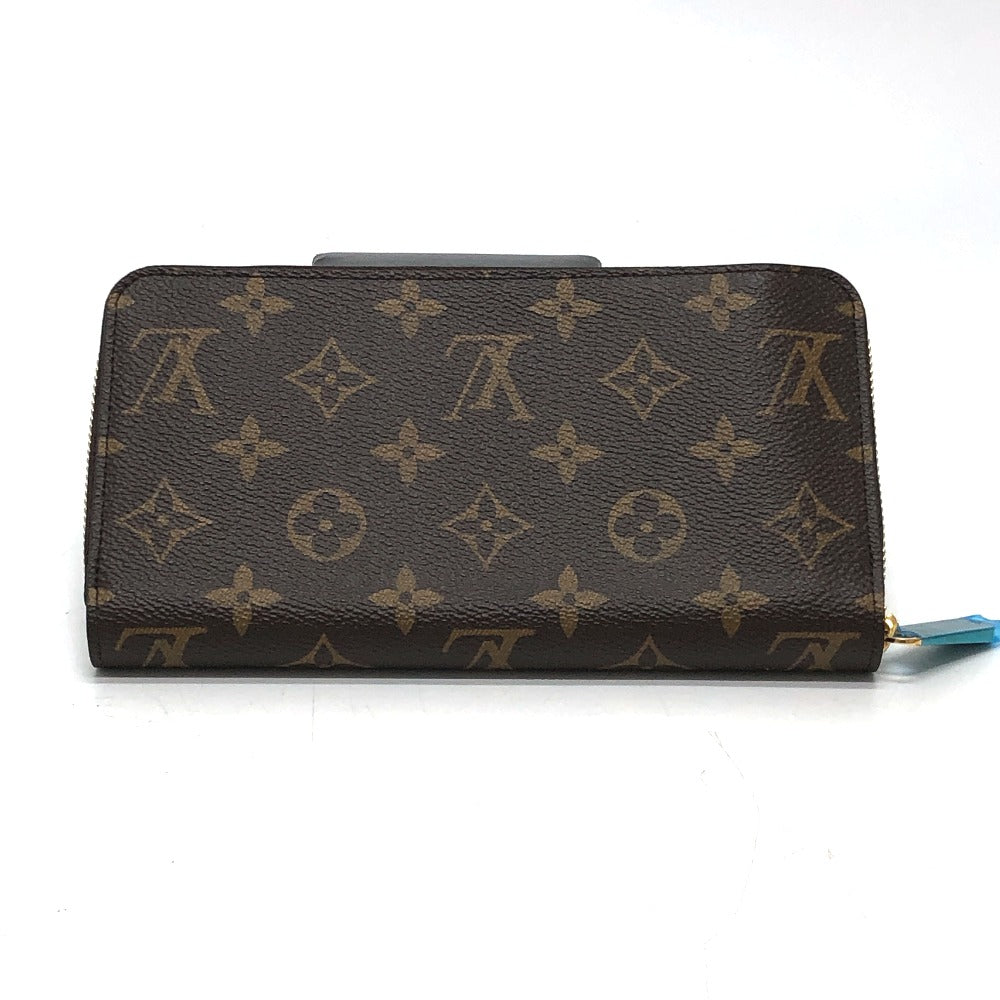 LOUIS VUITTON Long Wallet Purse M42616 Monogram canvas Brown Monogram Zippy wallet Women