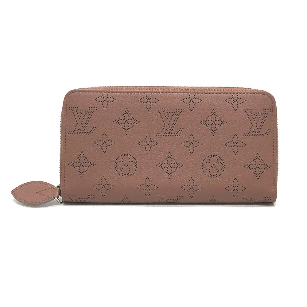 LOUIS VUITTON Long Wallet Purse M61868 Monogram Mahina pink Monogram Mahina Zippy wallet Women