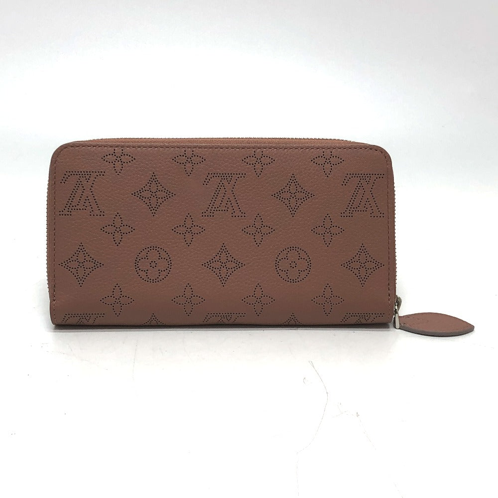 LOUIS VUITTON Long Wallet Purse M61868 Monogram Mahina pink Monogram Mahina Zippy wallet Women