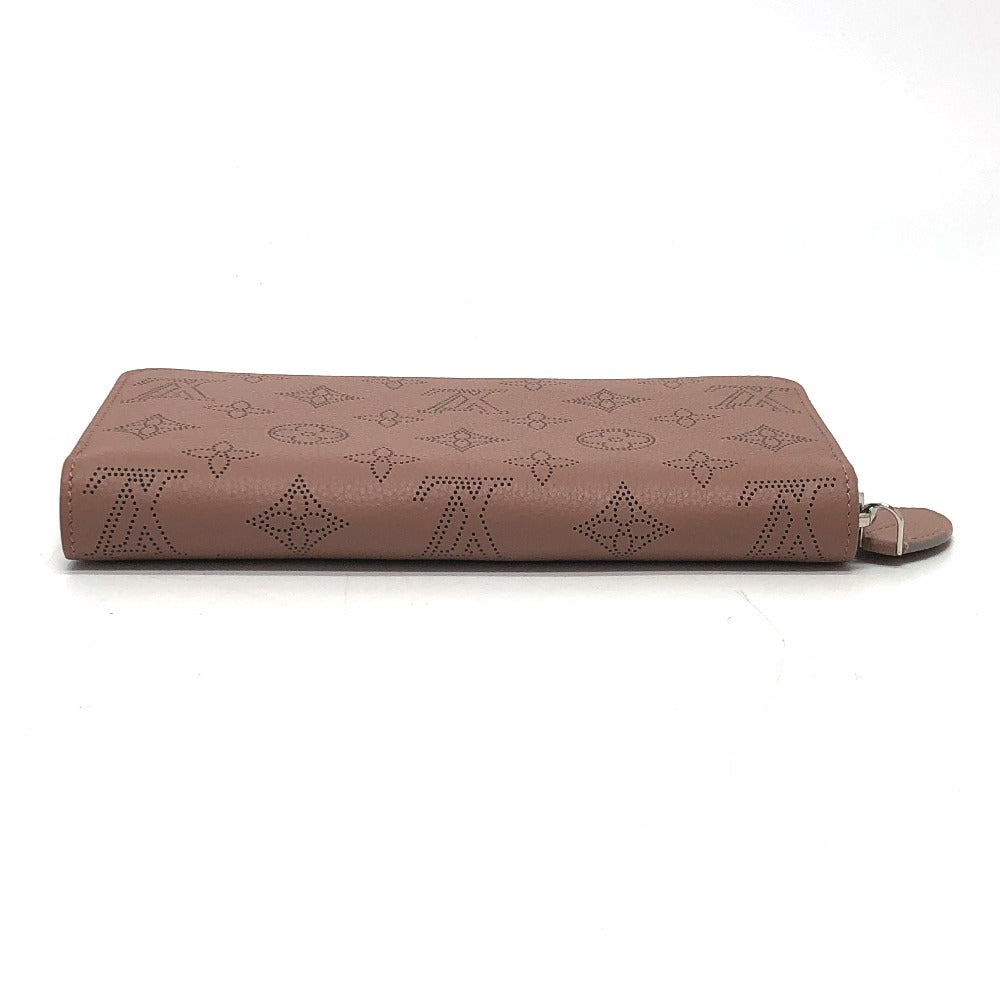 LOUIS VUITTON Long Wallet Purse M61868 Monogram Mahina pink Monogram Mahina Zippy wallet Women