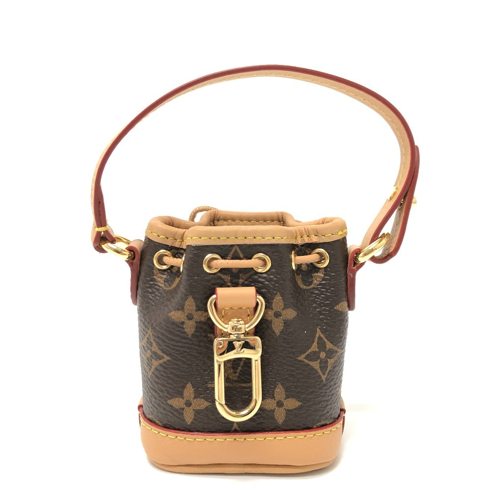 LOUIS VUITTON charm M00818 Monogram canvas Brown Monogram Bijoux Sac Micro Noe Women