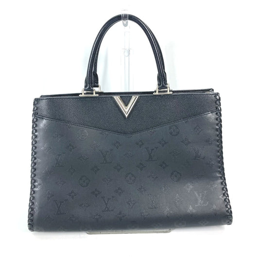 LOUIS VUITTON Handbag M54147 leather black Tote Bag Monogram Very Zip Tote Bag Women