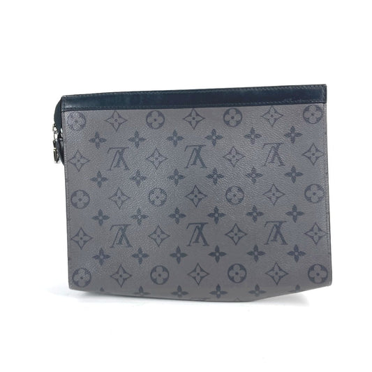 LOUIS VUITTON Clutch bag M69535 Monogram Eclipse Canvas gray Monogram Eclipse Reverse Pochette Voyage