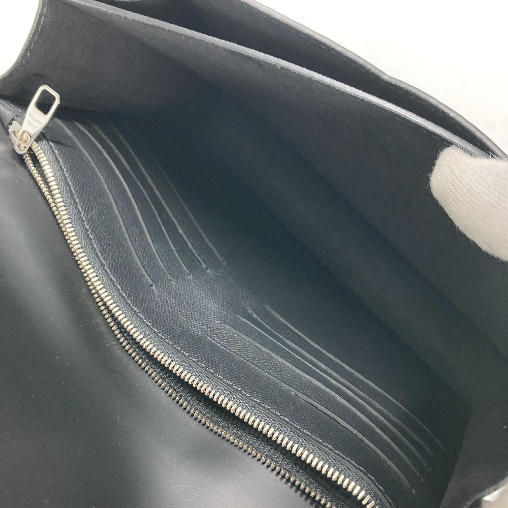 LOUIS VUITTON business bag Epi Leather black Epi Pochette Thames mens