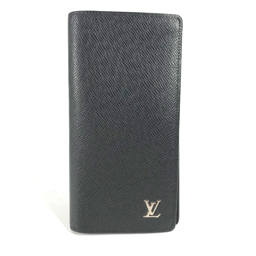 LOUIS VUITTON Long Wallet Purse  M30501 Taiga Leather black Taiga Portefeuille Blaza mens