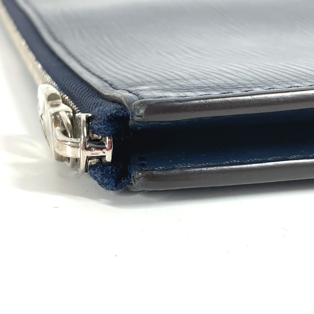 LOUIS VUITTON Clutch bag Epi Leather Navy Epi Pochette Jules GM mens