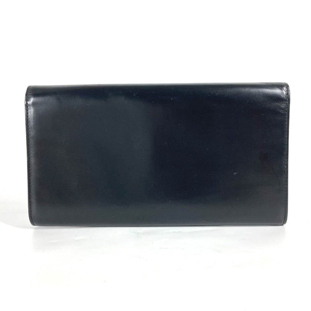 LOUIS VUITTON Clutch bag leather black Opera line Aegean mens
