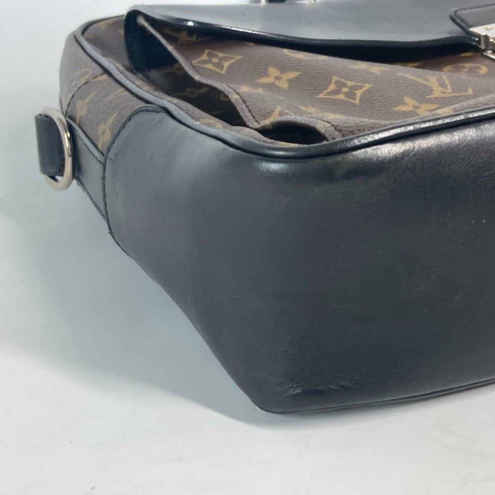 LOUIS VUITTON Business bag M56719 Monogram canvas, leather Brown Monogram macacer Soft briefcase