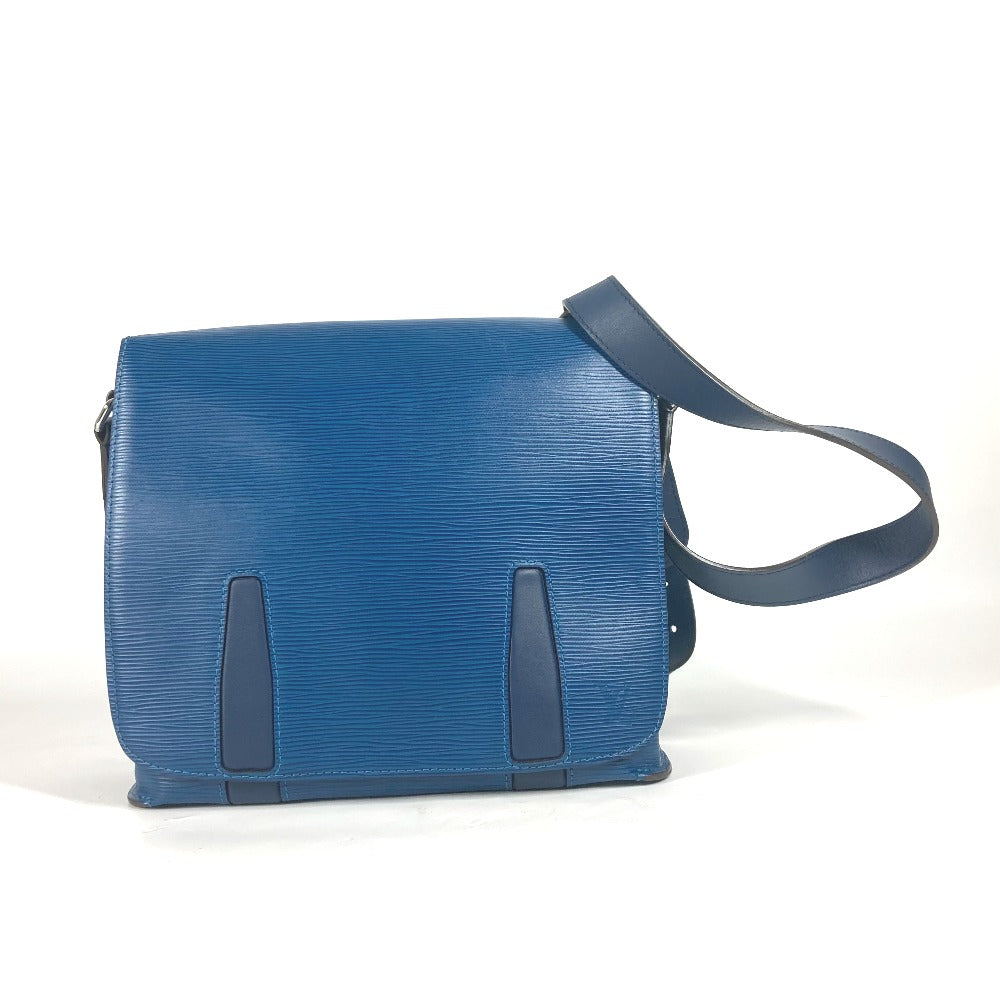 LOUIS VUITTON Shoulder Bag Epi Leather blue Epi Harrington Messenger mens