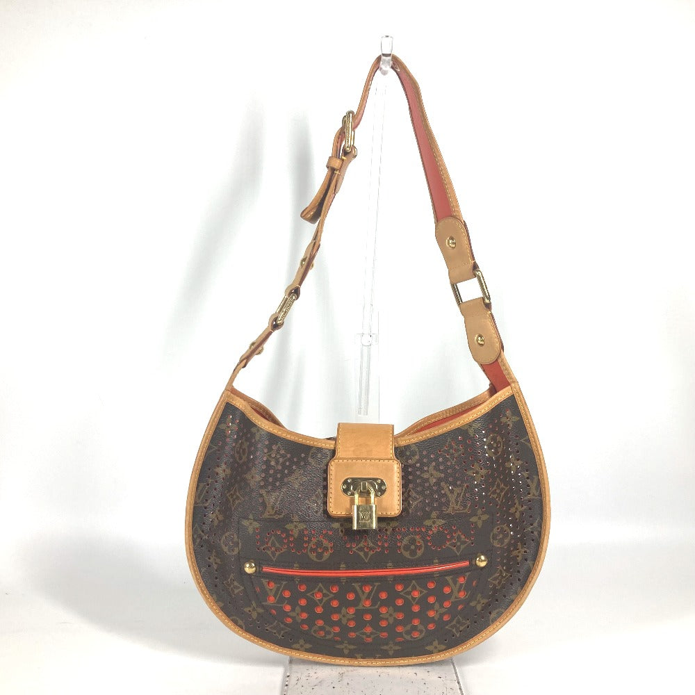 LOUIS VUITTON Shoulder Bag Monogram canvas Orange Monogram Perfo Dumi Lynne Women