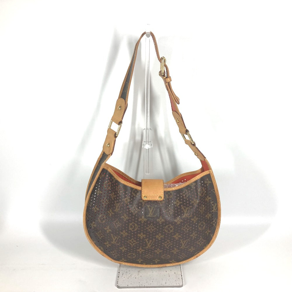 LOUIS VUITTON Shoulder Bag Monogram canvas Orange Monogram Perfo Dumi Lynne Women
