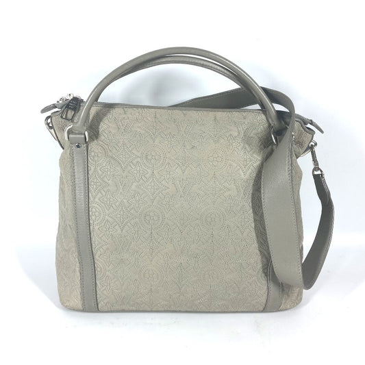 LOUIS VUITTON Tote Bag M97070 leather gray Monogram Antia Ixia PM Women