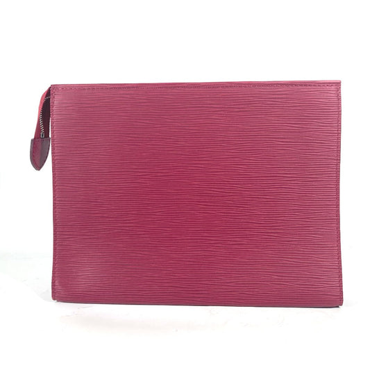 LOUIS VUITTON Clutch bag M41085 Epi Leather Red Epi posh toilette 26