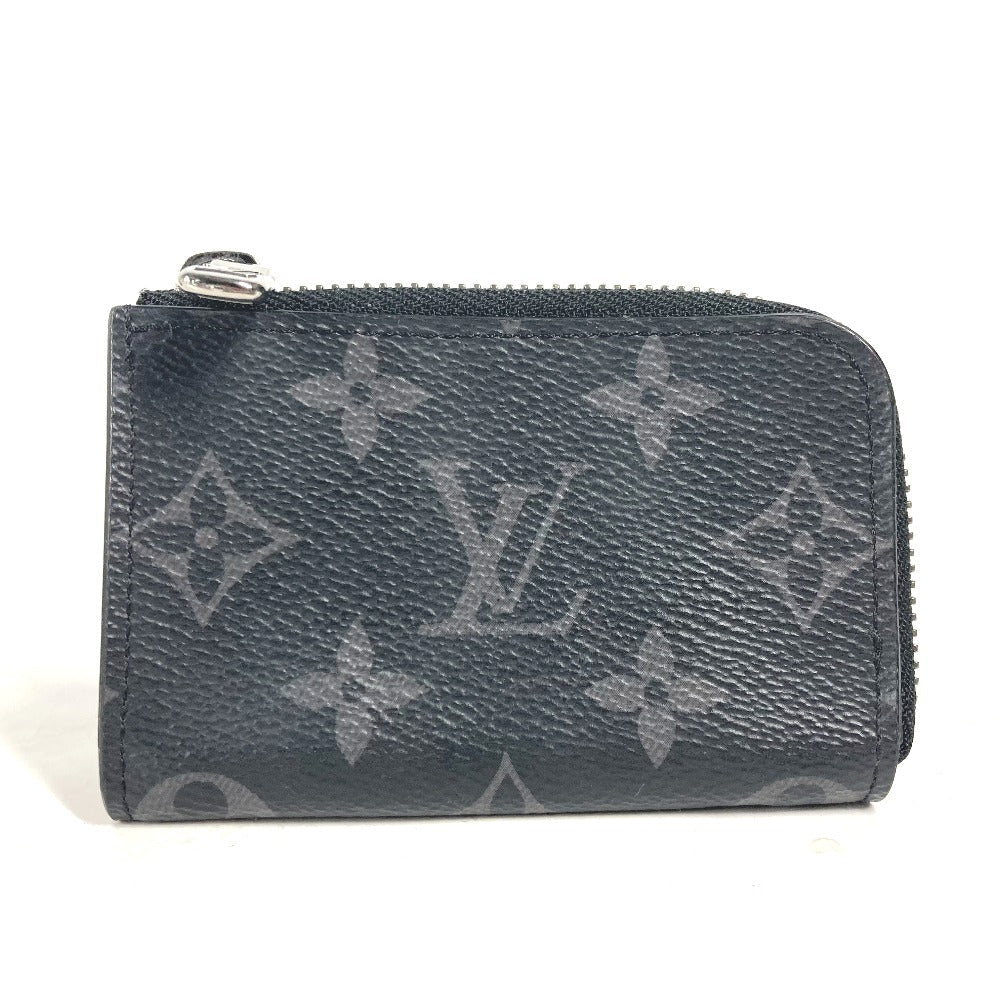LOUIS VUITTON Coin case M63536 Monogram Eclipse Canvas black Monogram Eclipse Portemonejour mens