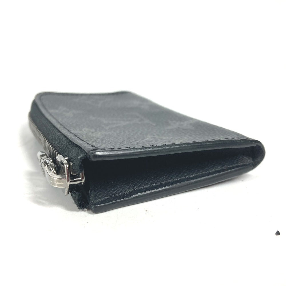 LOUIS VUITTON Coin case M63536 Monogram Eclipse Canvas black Monogram Eclipse Portemonejour mens