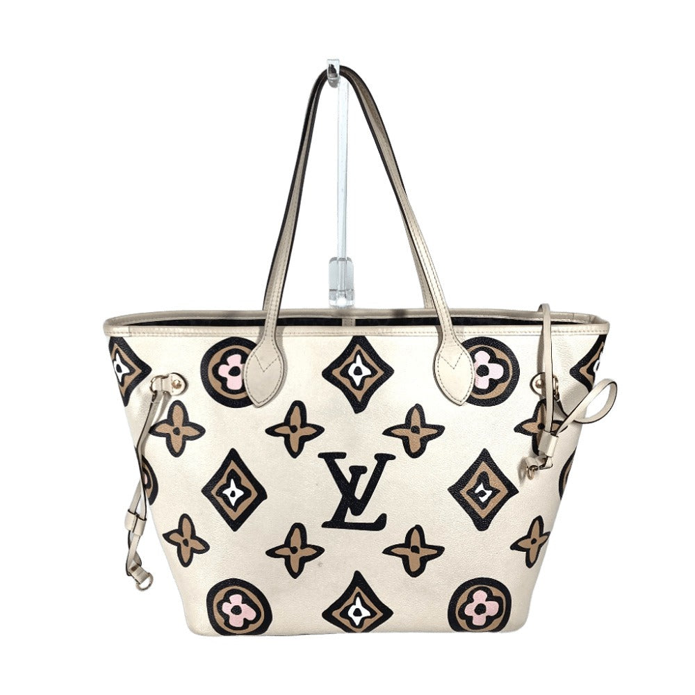 LOUIS VUITTON Shoulder Bag M45819 PVC / Leather beige Wild at Heart Capsule Collection Neverfull MM