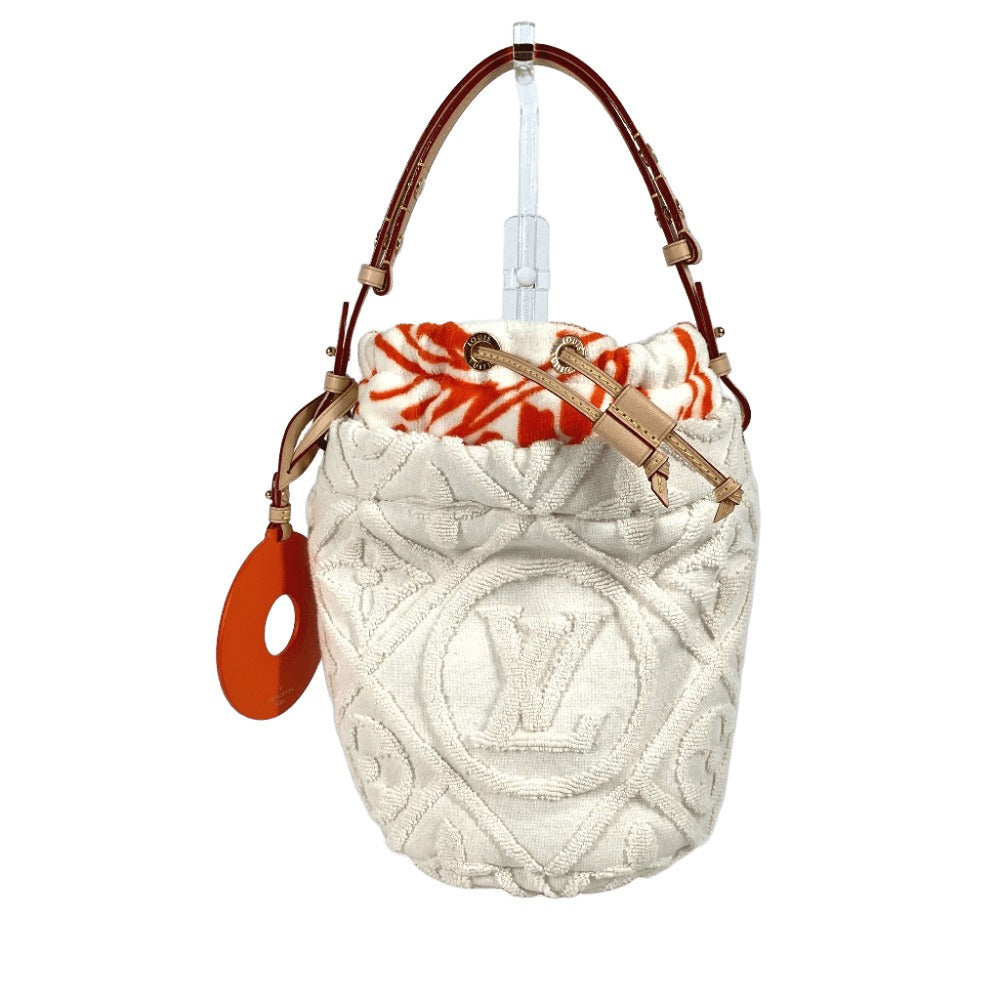 LOUIS VUITTON Shoulder Bag M25146 cotton white Monogram Bucketã»LV Vacation