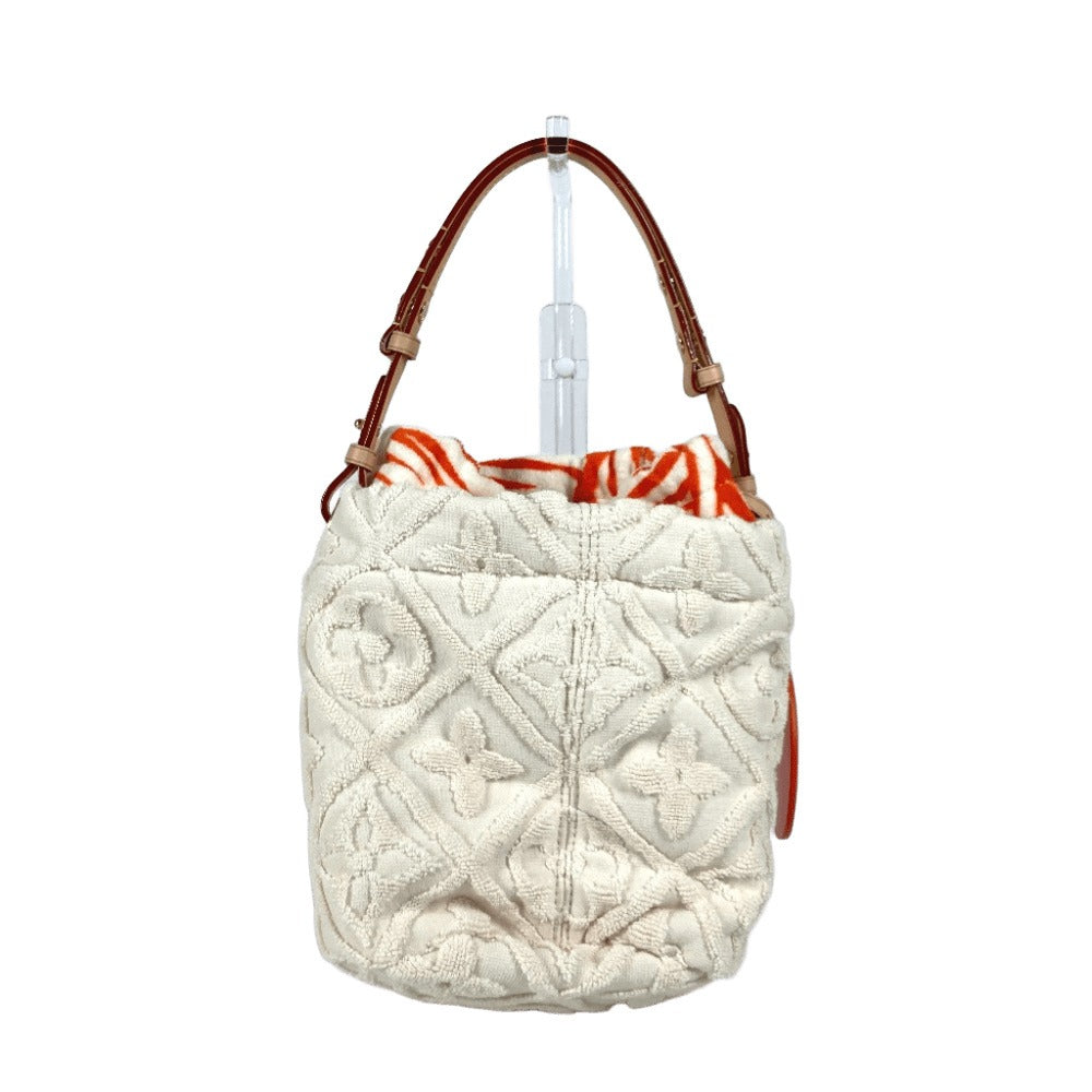 LOUIS VUITTON Shoulder Bag M25146 cotton white Monogram Bucketã»LV Vacation