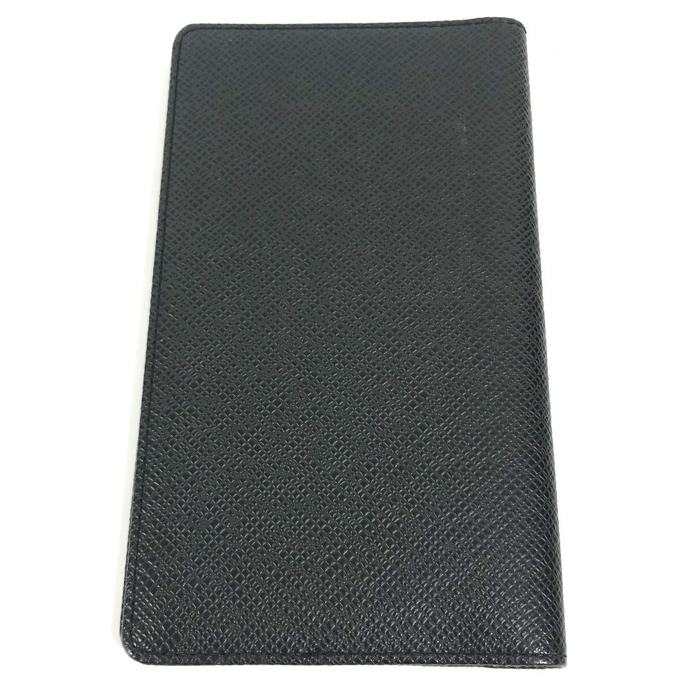 LOUIS VUITTON Notebook cover R20425 Taiga Leather black Taiga Agenda posh mens