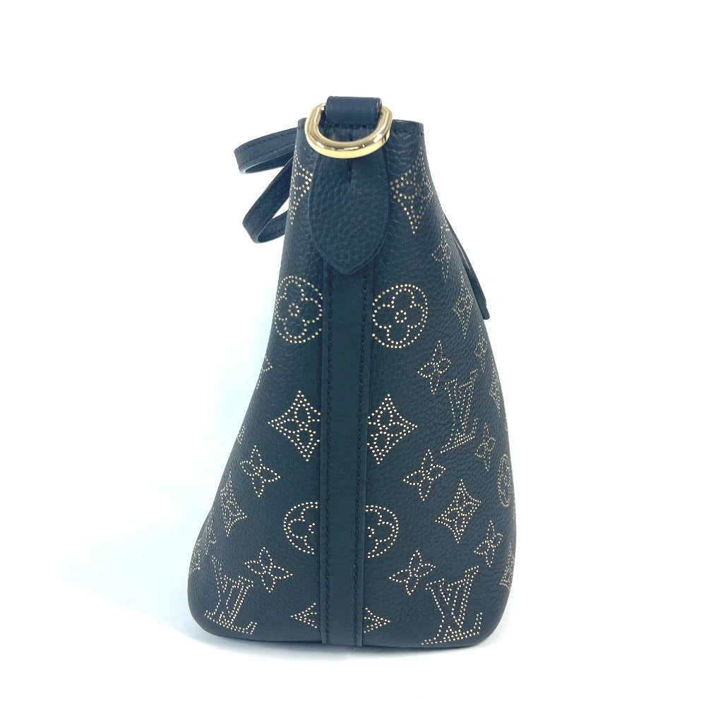 LOUIS VUITTON Shoulder Bag M23393 monogram mahina leather black Monogram Mahina Blossom PM Women
