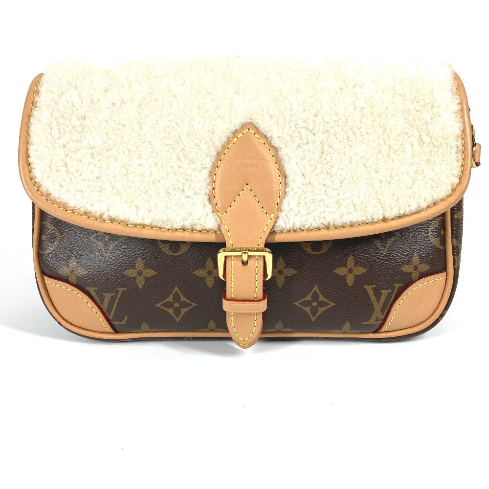 LOUIS VUITTON Shoulder Bag M46317 Monogram canvas, boa Brown Monogram Diane NM PM Women