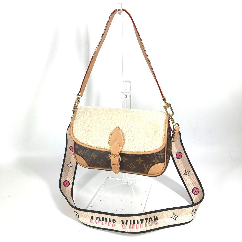 LOUIS VUITTON Shoulder Bag M46317 Monogram canvas, boa Brown Monogram Diane NM PM Women