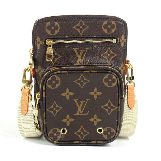 LOUIS VUITTON Shoulder Bag M80746 Monogram canvas Brown Monogram Utility crossbody unisex(Unisex)