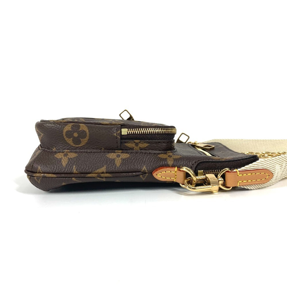 LOUIS VUITTON Shoulder Bag M80746 Monogram canvas Brown Monogram Utility crossbody unisex(Unisex)