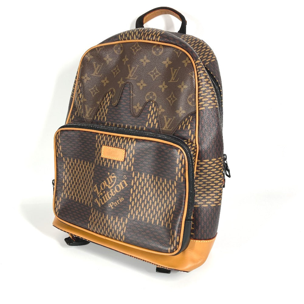 LOUIS VUITTON Backpack N40380 Damier Giant Canvas Brown Damier Giant NIGO collaboration Backpack unisex(Unisex)