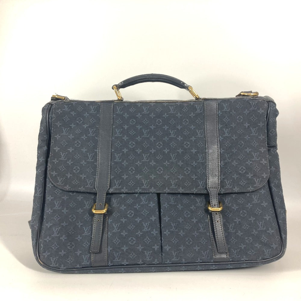 LOUIS VUITTON Shoulder Bag M42311 Monogram mini canvas Navy Monogram mini Dunes Women