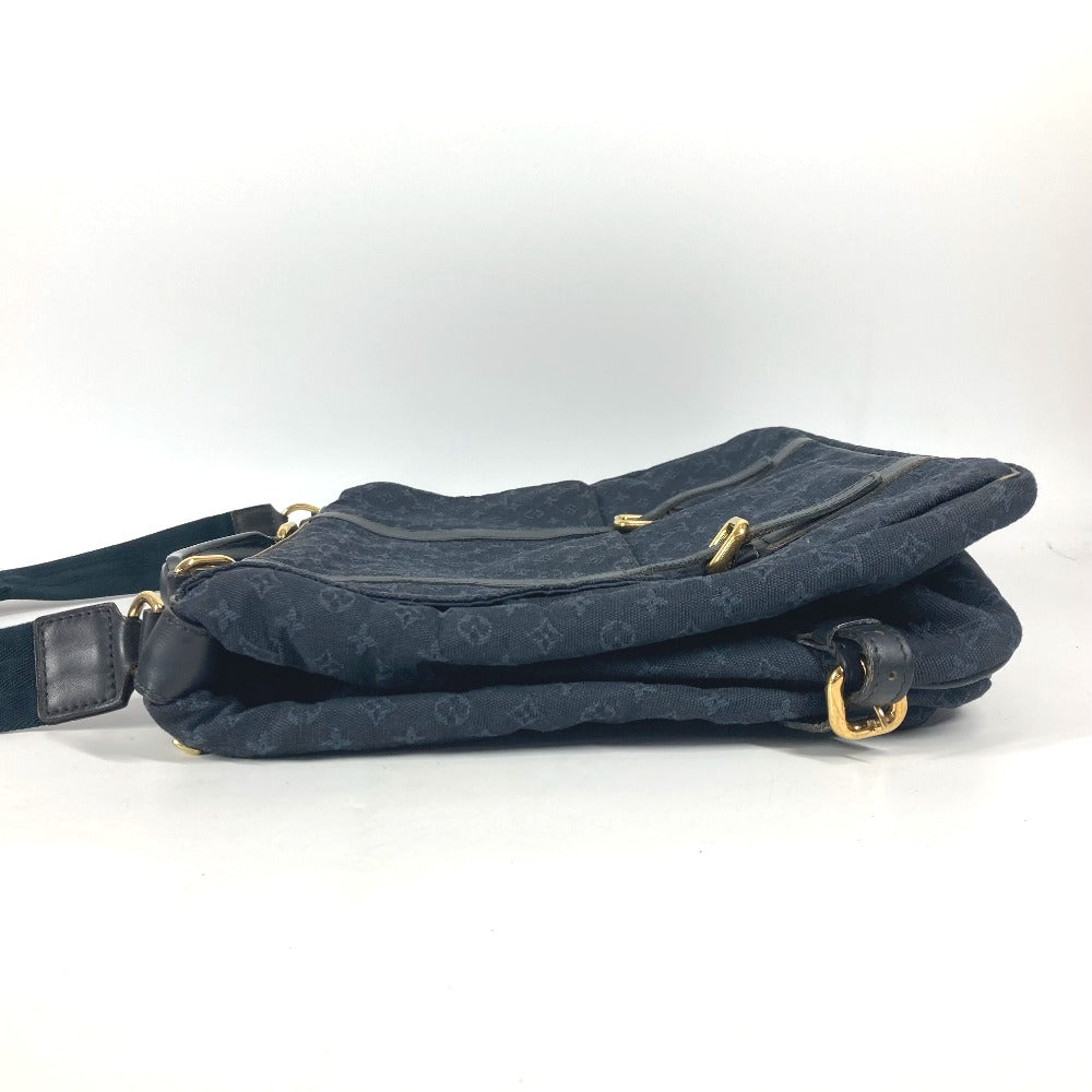 LOUIS VUITTON Shoulder Bag M42311 Monogram mini canvas Navy Monogram mini Dunes Women