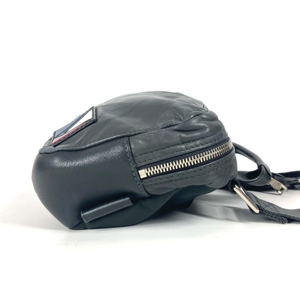 LOUIS VUITTON Sling bag M50445 leather gray V line Fast unisex(Unisex)