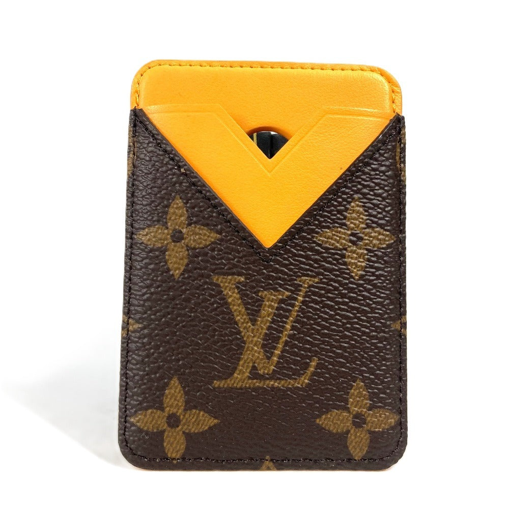 LOUIS VUITTON Card Case M12853 Monogram canvas yellow Monogram Porto Cult Magnet unisex(Unisex)