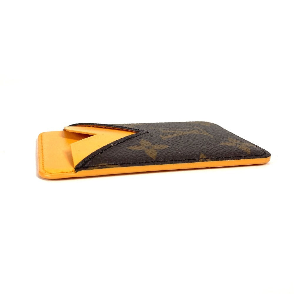 LOUIS VUITTON Card Case M12853 Monogram canvas yellow Monogram Porto Cult Magnet unisex(Unisex)