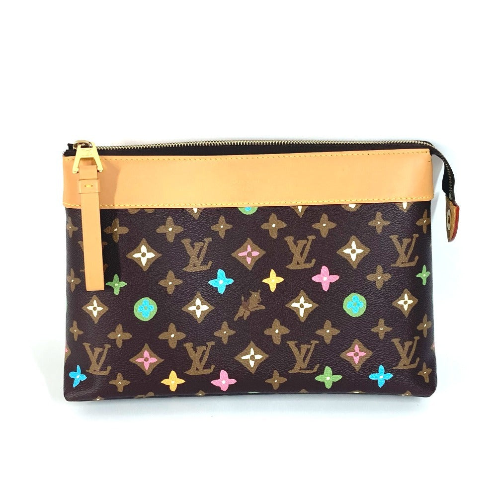 LOUIS VUITTON Clutch bag M83568 , Monogram Craggy Canvas Brown Monogram Craggy Pochette Voyage Souple unisex(Unisex)