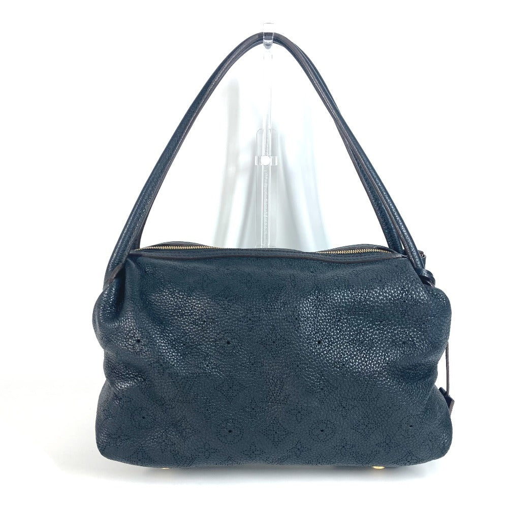 LOUIS VUITTON Shoulder Bag M93814 monogram mahina leather black Monogram Mahina Galatea PM