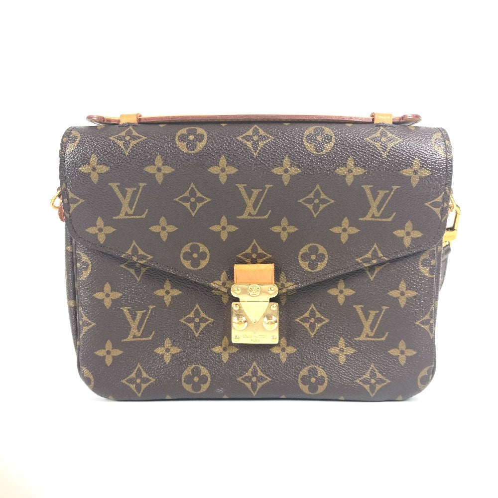 LOUIS VUITTON Handbag M40780 Monogram canvas Brown Monogram Pochette Metis MM