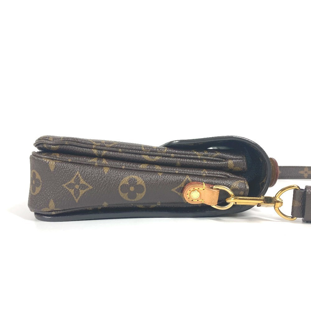 LOUIS VUITTON Handbag M40780 Monogram canvas Brown Monogram Pochette Metis MM