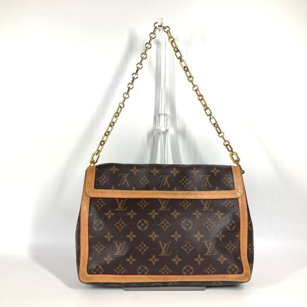 LOUIS VUITTON Shoulder Bag M47149 Monogram canvas Brown Monogram Dauphine Soft GM