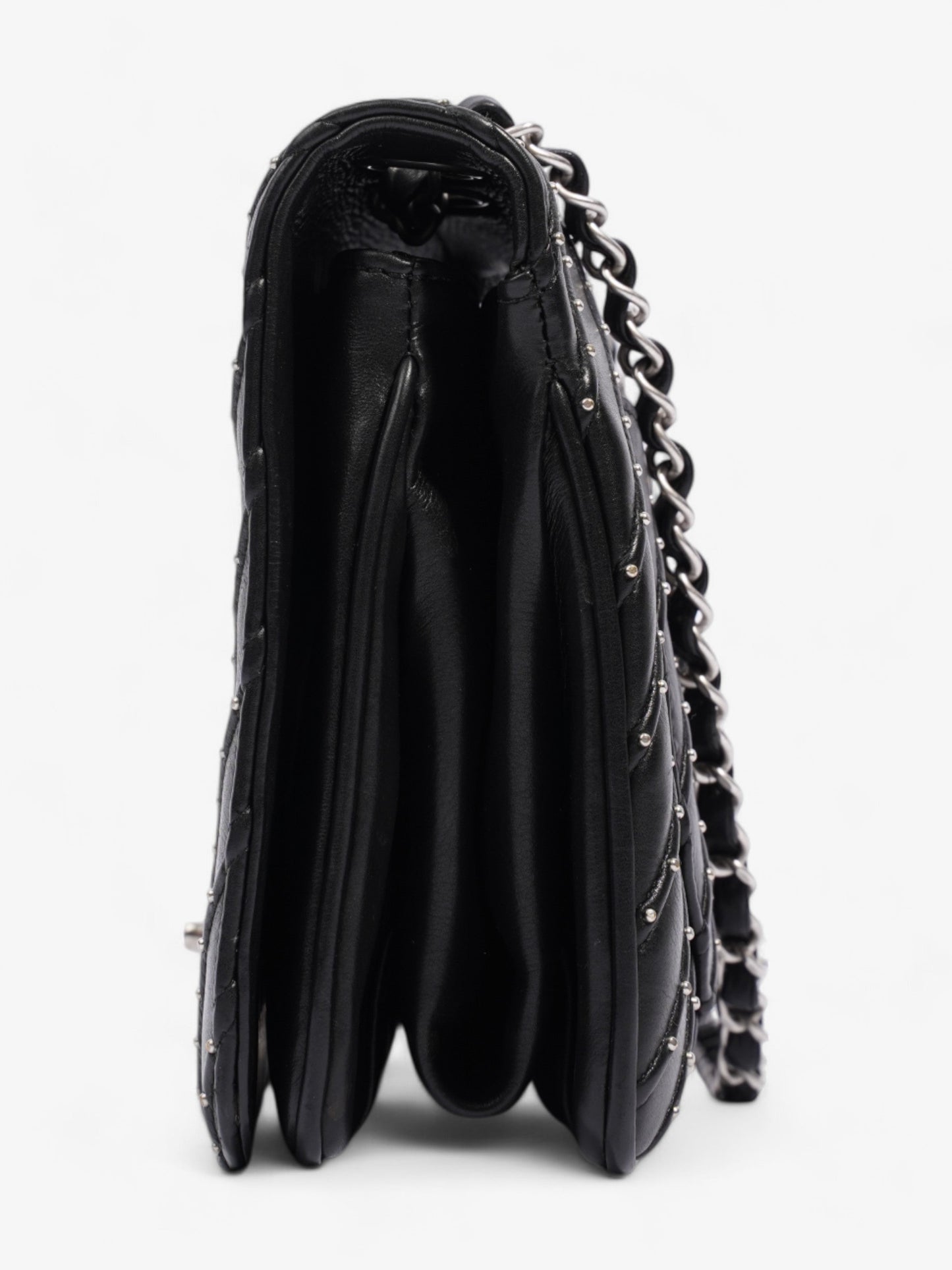 Chanel Stud Wars Flap Bag Black Calfskin Leather