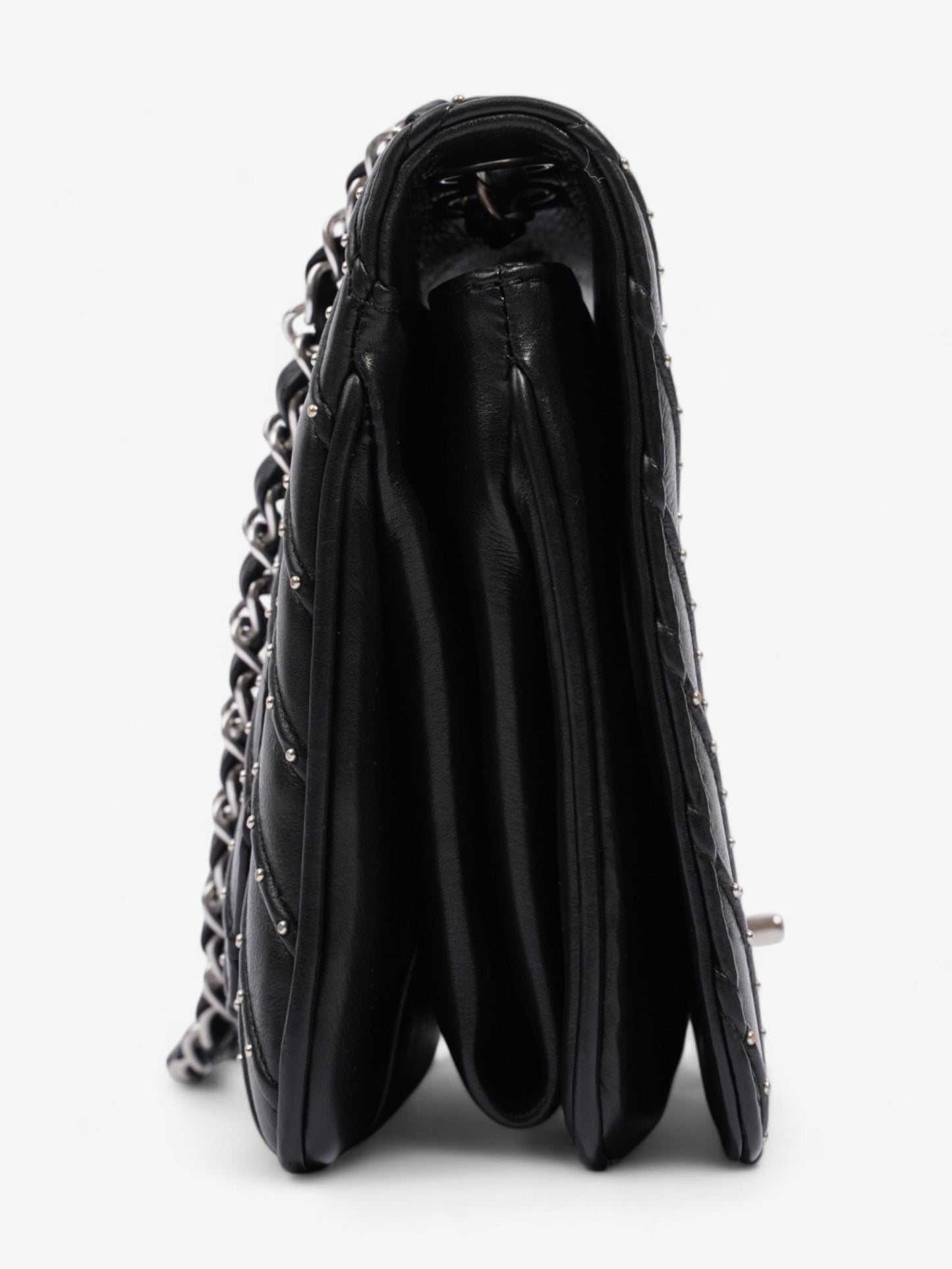 Chanel Stud Wars Flap Bag Black Calfskin Leather