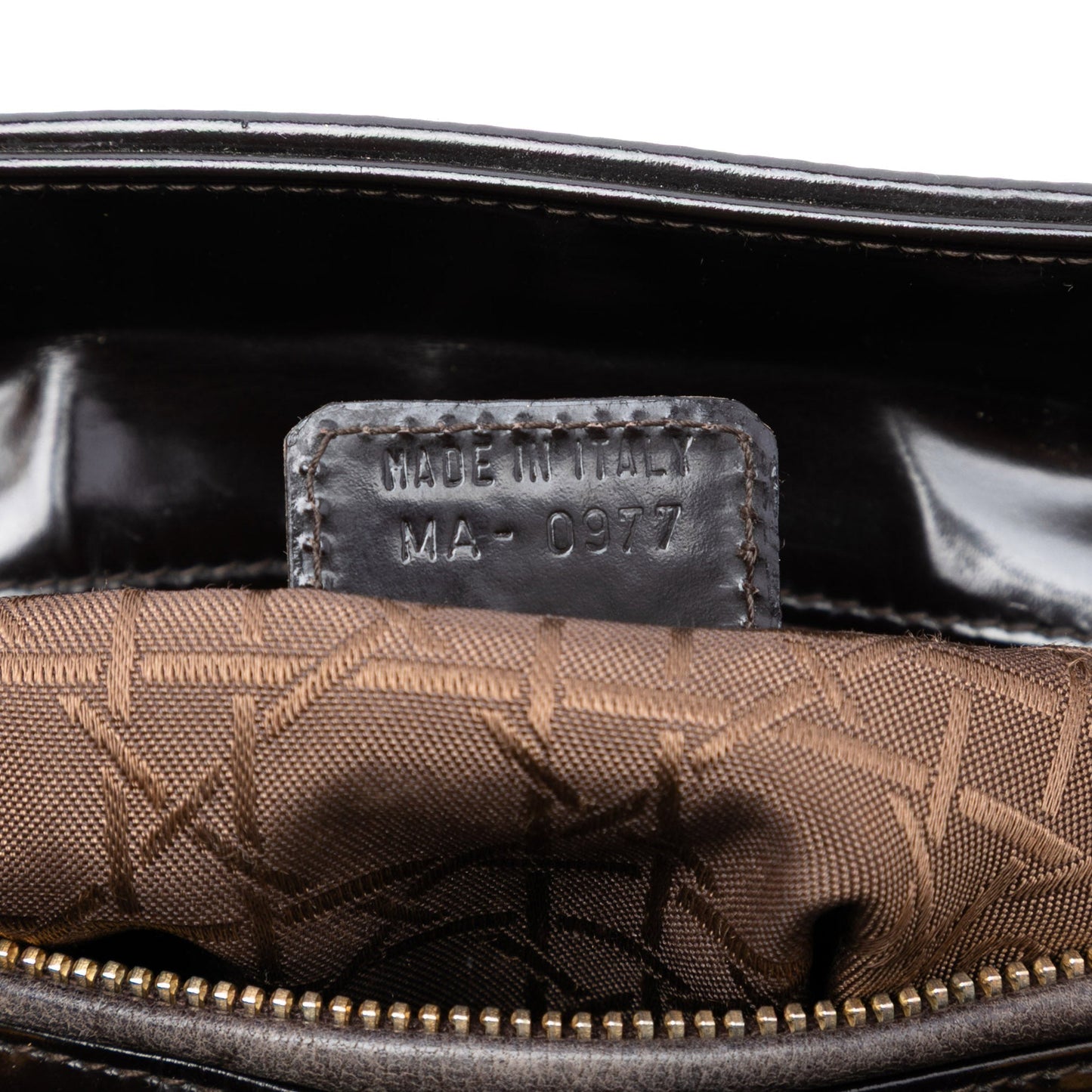 Brown Dior Medium Pony Hair Leopard Print Lady Dior Satchel