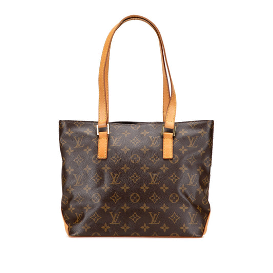 Brown Louis Vuitton Monogram Cabas Piano Tote Bag