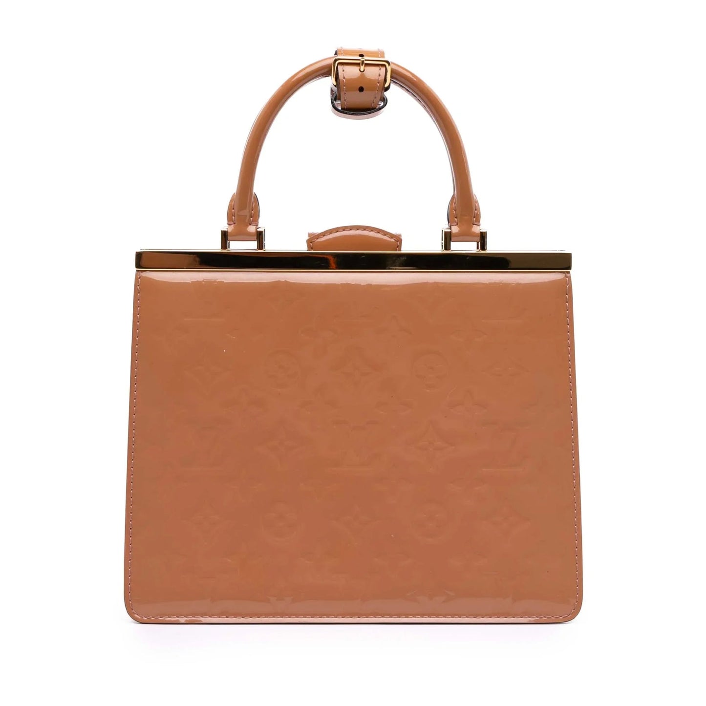 Brown Louis Vuitton Monogram Vernis Deesse PM Handbag