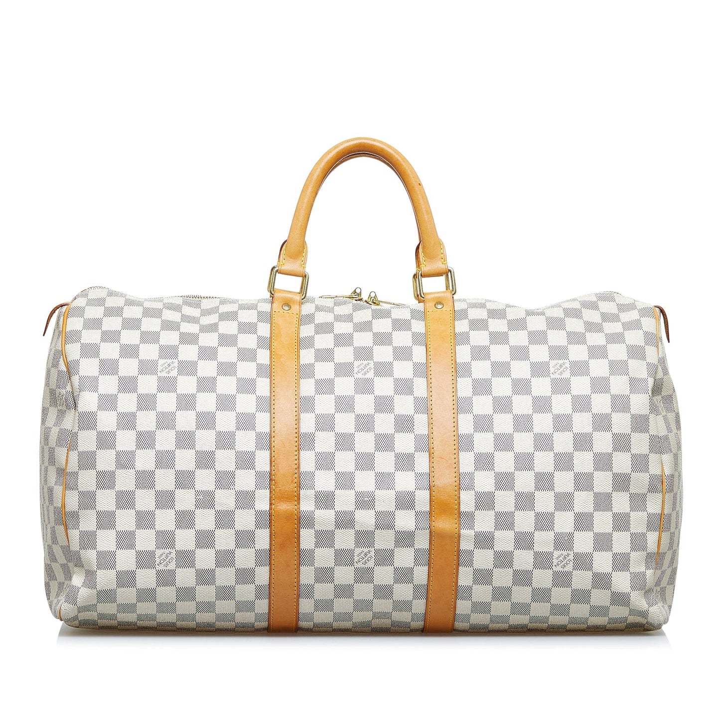 LOUIS VUITTON Damier Azur Keepall 50 Travel Bag