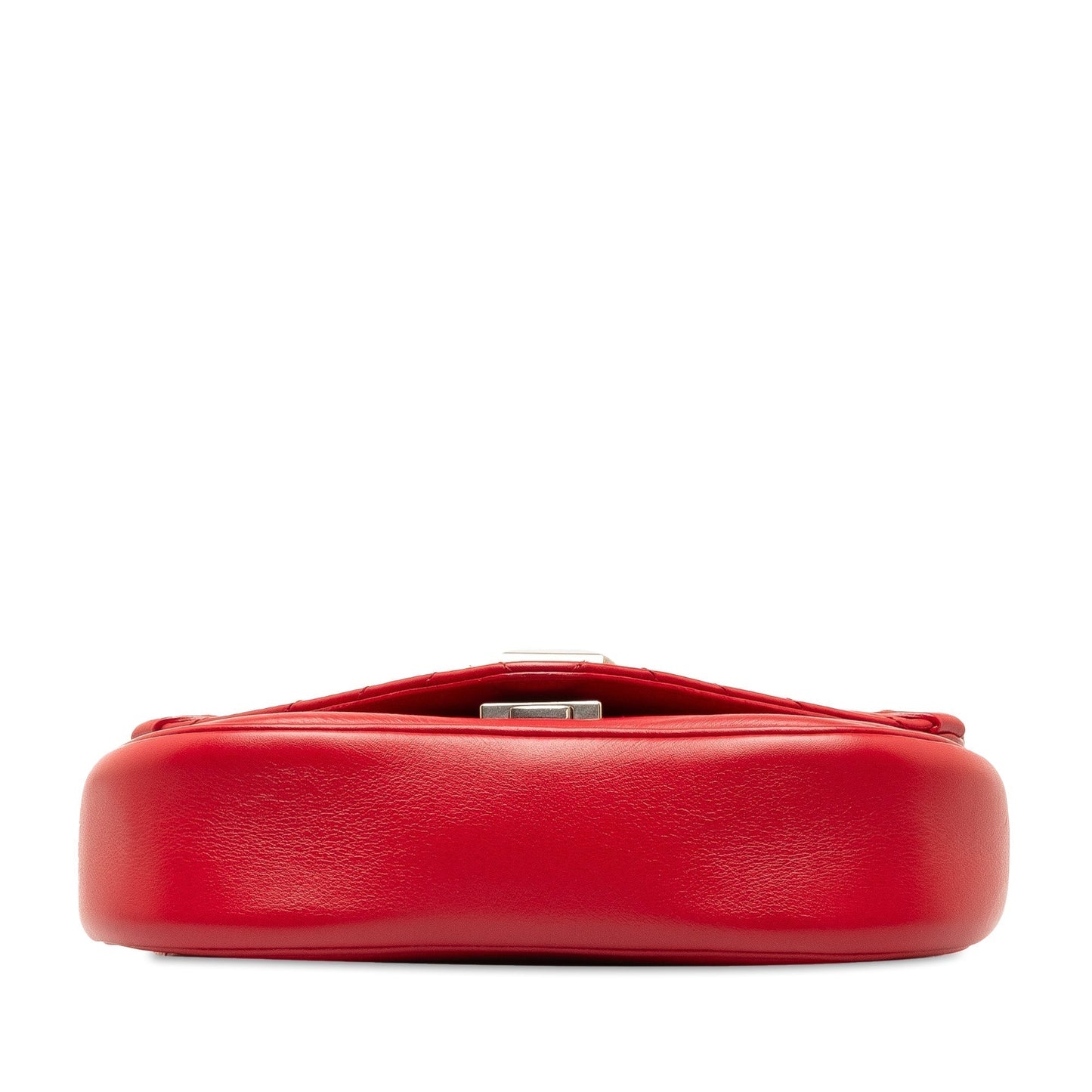 Red Louis Vuitton New Wave Chain Bag MM Satchel