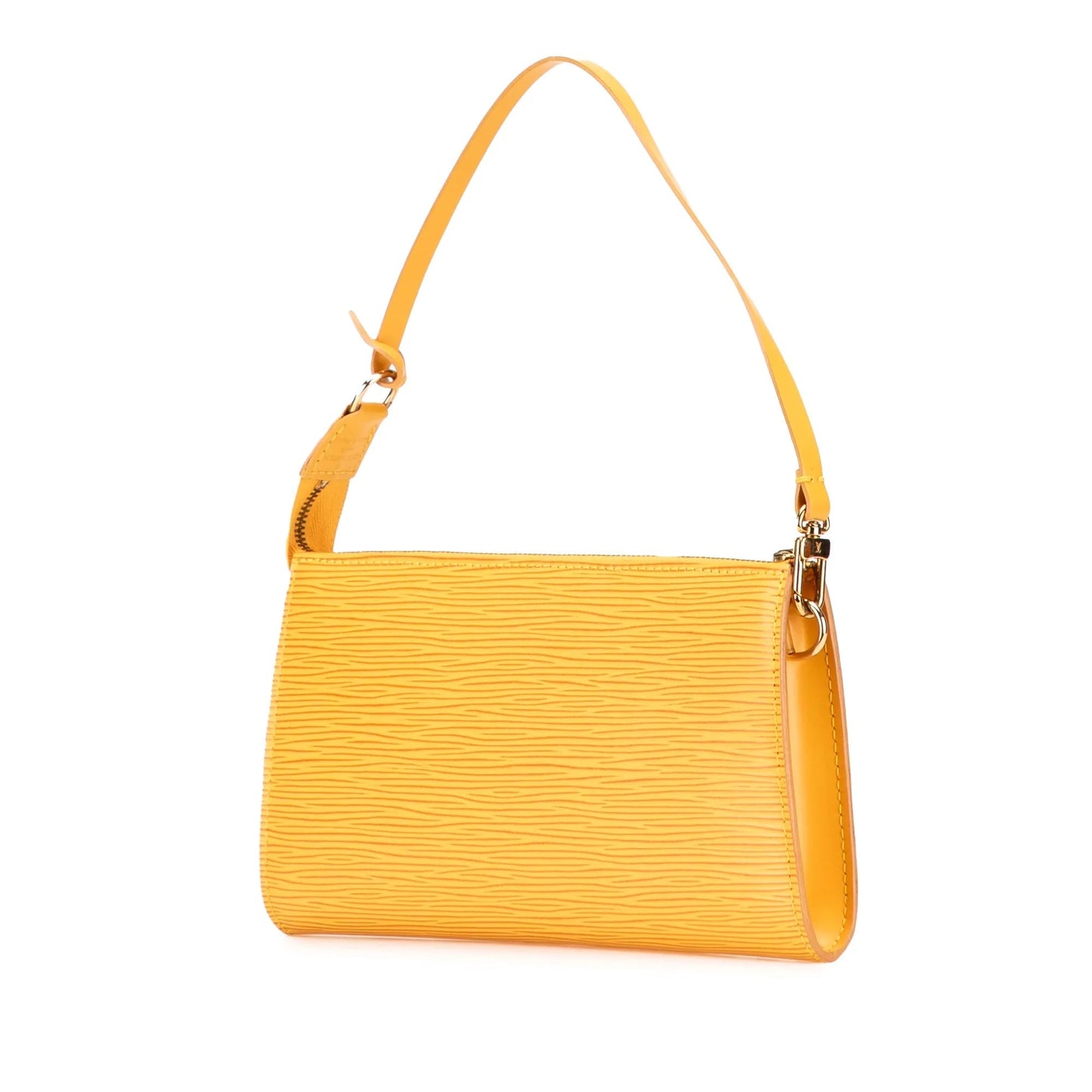 Yellow Louis Vuitton Epi Pochette Accessoires Shoulder Bag