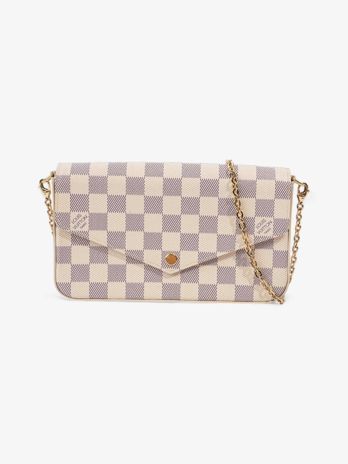 Louis Vuitton Pochette Felicie Damier Azur Coated Canvas